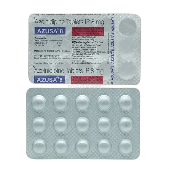 azusa 8mg tablet 15's